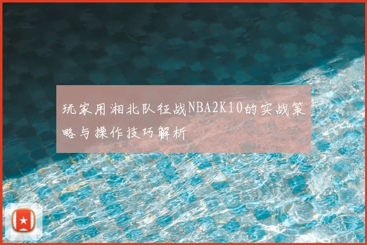 玩家用湘北队征战NBA2K10的实战策略与操作技巧解析